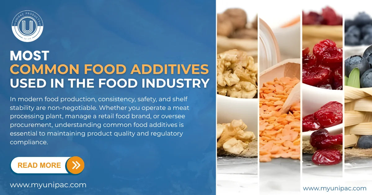 Man Made Food Additive Example Most Common Food Additives Used in the Food Industry – Unipac