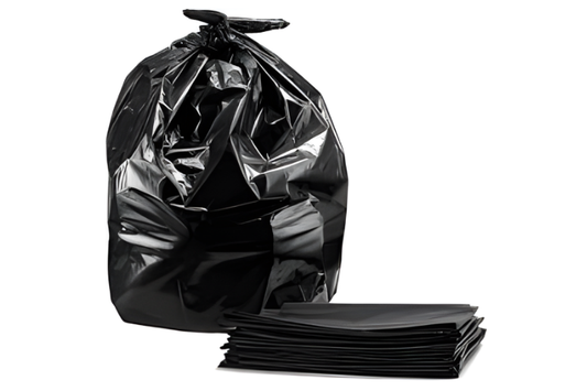 GARBAGE BAGS BLK 35"X50" 3 MIL