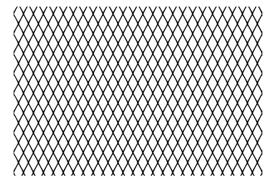 Poly Net 15" Stretch Width 66" Long Cut & Clipped Diamond Pattern Clear